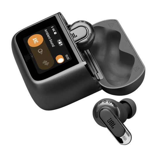JBL Tour Pro 3 - Black - True Wireless Noise Cancelling earbuds with Smart Charging Case&trade; - Detailshot 1